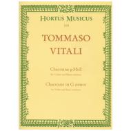 Vitali, T. A.: Chaconne g-Moll 
