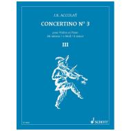 Accolay, J. B.: Violinkonzert Nr. 3 e-Moll 