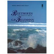 Beethoven, L. v.: Violoncellosonate Op. 69 A-Dur & Telemann, G. Ph.: Duett in B-Dur (+CD) 