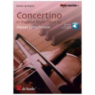 Janschinow, A.: Concertino im russischen Stil Op. 35 (+Online Audio) 