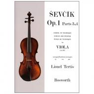 Sevcik, O.: Schule der Technik für Viola op. 1 Heft 3&4 