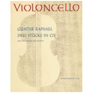 Raphael, G.: Drei Stücke in cis 