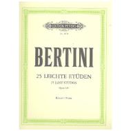 Bertini, H.: 25 Leichte Etüden ohne Oktaven Op. 100 