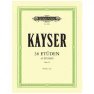 Kayser, H. E.: 36 Etüden Op. 20 (Seling) 