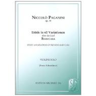 Paganini, N.: Etüde in 60 Variationen über das Lied Baracuba Op.14 