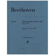 Beethoven, L. v.: Klaviersonate Nr. 28 A-Dur Op. 101 