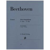 Beethoven, L. v.: 2 Sonatinen für Klavier F-Dur und G-Dur Anh. 5 