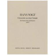 Vogt, H.: Elemente zu einer Sonate 