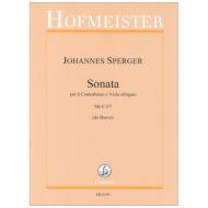 Sperger, J.: Sonata per il contrabasso e viola obligato 