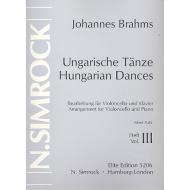 Brahms, J.: Ungarische Tänze Band 3 (Nr.11-16) 