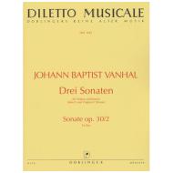 Vanhal, J. B.: 3 Violinsonaten Op. 30/2 Es-Dur 