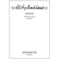Burkhard, W.: Violasonate Op. 59 (1939) 