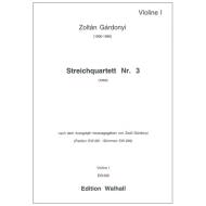 Gárdonyi, Z.: Streichquartett Nr. 3 (1954) 