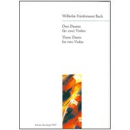 Bach, W.Fr.: Drei Duette 