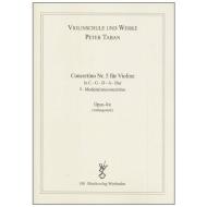 Taban, P.: Op. 4/e: Concertino Nr. 5 in C-G-D-A-Dur 