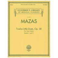 Mazas, J. F.: Twelve Little Duets Op. 38 Band 1 & 2 