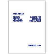 Poser, H.: Violasonate Op. 6 
