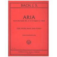 Bach, J. S.: Aria from the Suite D major no. 3 