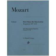 Mozart, W. A.: 3 Sätze für Klaviertrio (Fragmente KV442) 