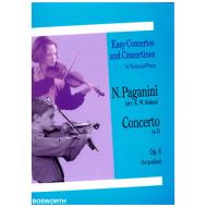 Paganini, N.: Violinkonzert Op. 6 D-Dur 