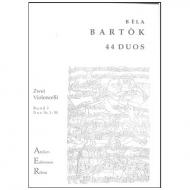 Bartok, B.: 44 Duos für 2 Celli Band 1 (Duo 1-30) 