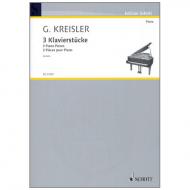 Kreisler, G.: 3 Klavierstücke 