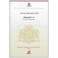 Platti, G. B.: Ricercata 1-4 