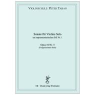 Taban, P.: Solosonate im impressionistischen Stil Nr. 1 Op. 10/5 