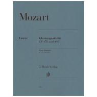 Mozart, W.A.: Klavierquartette g-Moll KV 478, Es-Dur KV 493 Urtext 