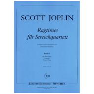 Joplin, S.: Ragtimes für Streichquartett Band 2 