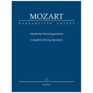 Mozart, W. A.: Sämtliche Streichquintette – Partitur 