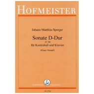 Sperger, J. M.: Kontrabasssonate D-Dur (T38) 