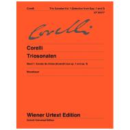 Corelli, A.: Triosonaten Band 1 (Auswahl aus Op. 1 & Op. 3) 