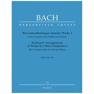 Bach, J. S.: Klavierbearbeitungen fremder Werke I BWV 972-977 