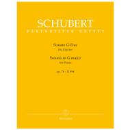 Schubert, F.: Sonate für Klavier D 894 Op. 78 G-Dur 