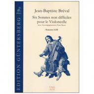 Bréval, J. B.: 6 Sonaten für Violoncello und Bass Op. 40 (Nr. 1-3) 