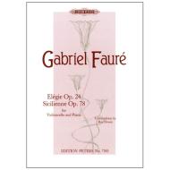 Fauré, G.: Elégie Op. 24 und Sicilienne Op. 78 