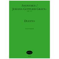 Graun, J. G. / Anonymus: Duetto F-Dur 