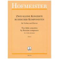 Zwei kleine Violinkonzerte russischer Komponisten 