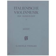 Italienische Violinmusik der Barockzeit Band 1 