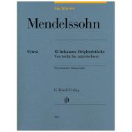 Mendelssohn Bartholdy, F.: 13 bekannte Originalstücke – von leicht bis mittelschwer 