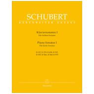 Schubert, F.: Klaviersonaten I - die frühen Sonaten 