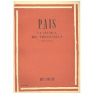Pais, A.: La tecnica del violoncello – mano sinistra 