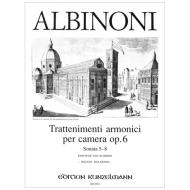 Albinoni, T.: Trattenimenti armonici per camera op.6  Nr.5-8 