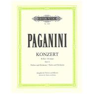 Paganini, N.: Violinkonzert Nr. 1 Op. 6 D-Dur 