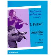 Portnoff, L.: Concertino Op. 14 a-Moll 