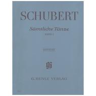 Schubert, F.: Sämtliche Tänze Band I 