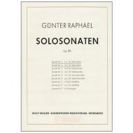 Raphael, G.: Solo-Sonaten Op. 46/1 a- Moll und Op. 46/2 E-Dur 