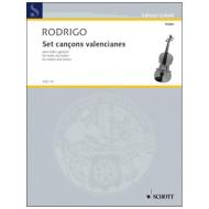 Rodrigo, J.: Set cançons valencianes 
