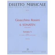 Rossini, G. A.: Sonata Nr. 5 Es-Dur – Partitur 